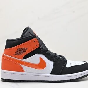 Jordan retro basketball shoes orange
